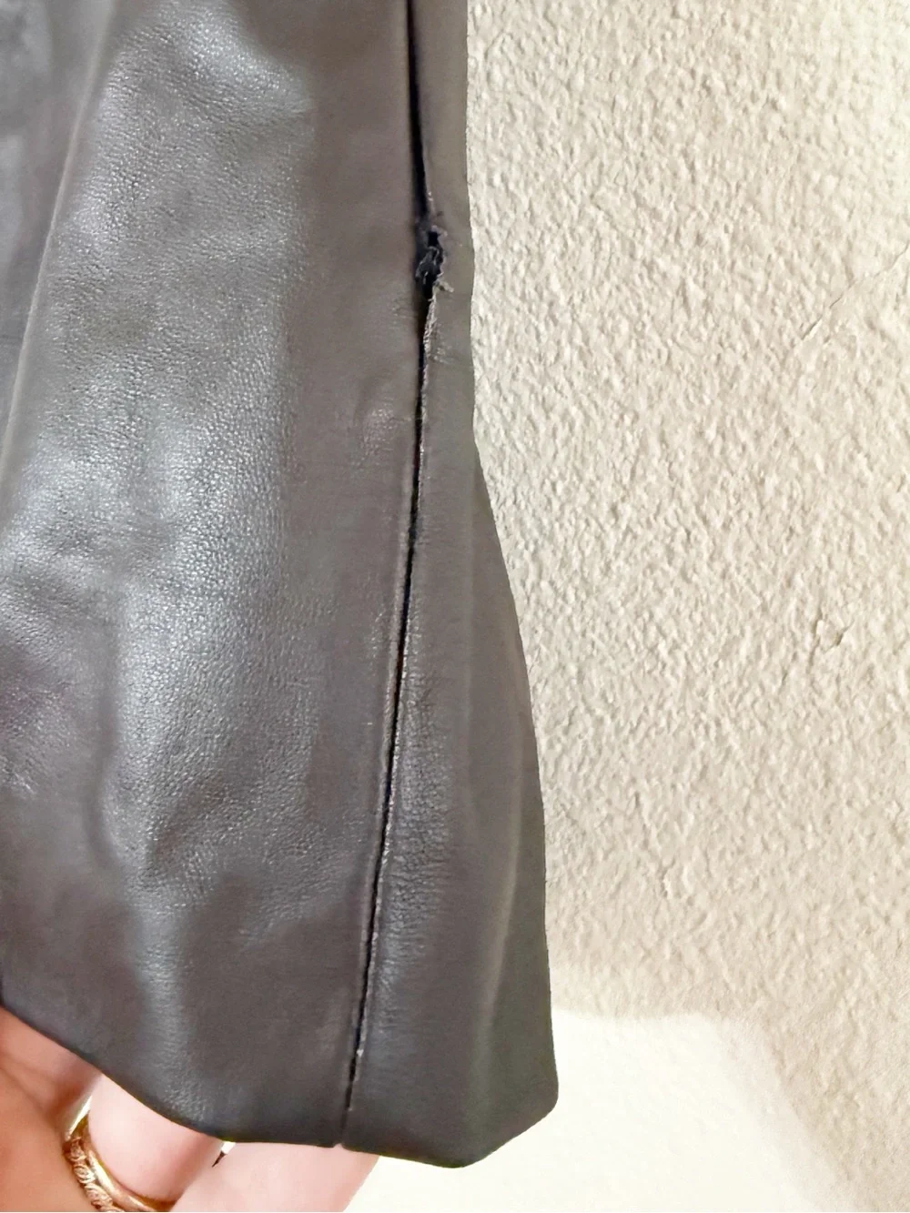 Camila Coelho Elia Leather Shorts in Chocolate Brown Espresso Size Large $369 - Picture 8 of 13